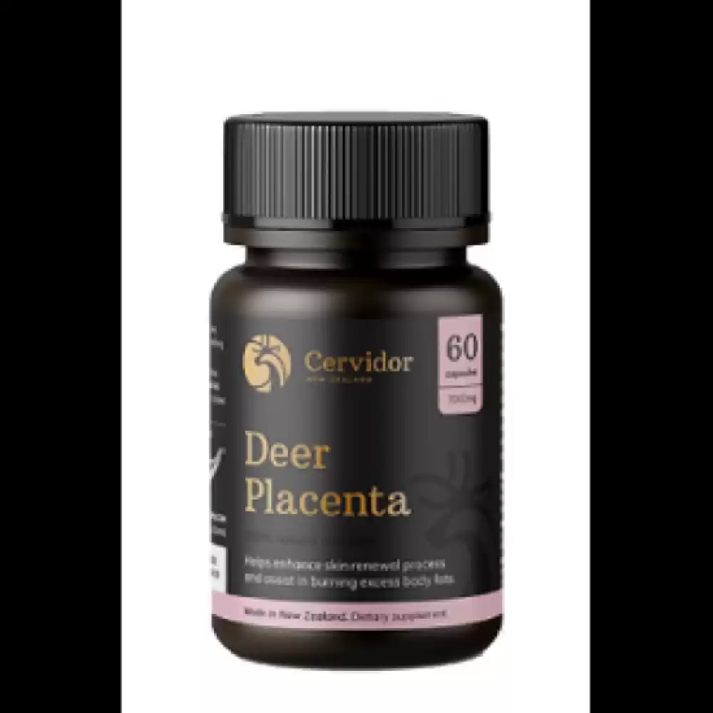 【混搭买三送一】 Cervidor Deer Placenta 7000mg 鹿胎胶囊 60粒