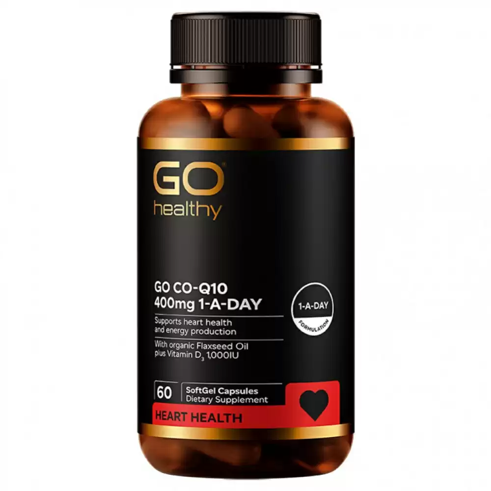 GO HEALTHY 高之源 400MG 含VD3 辅酶Q10+ 胶囊 60粒