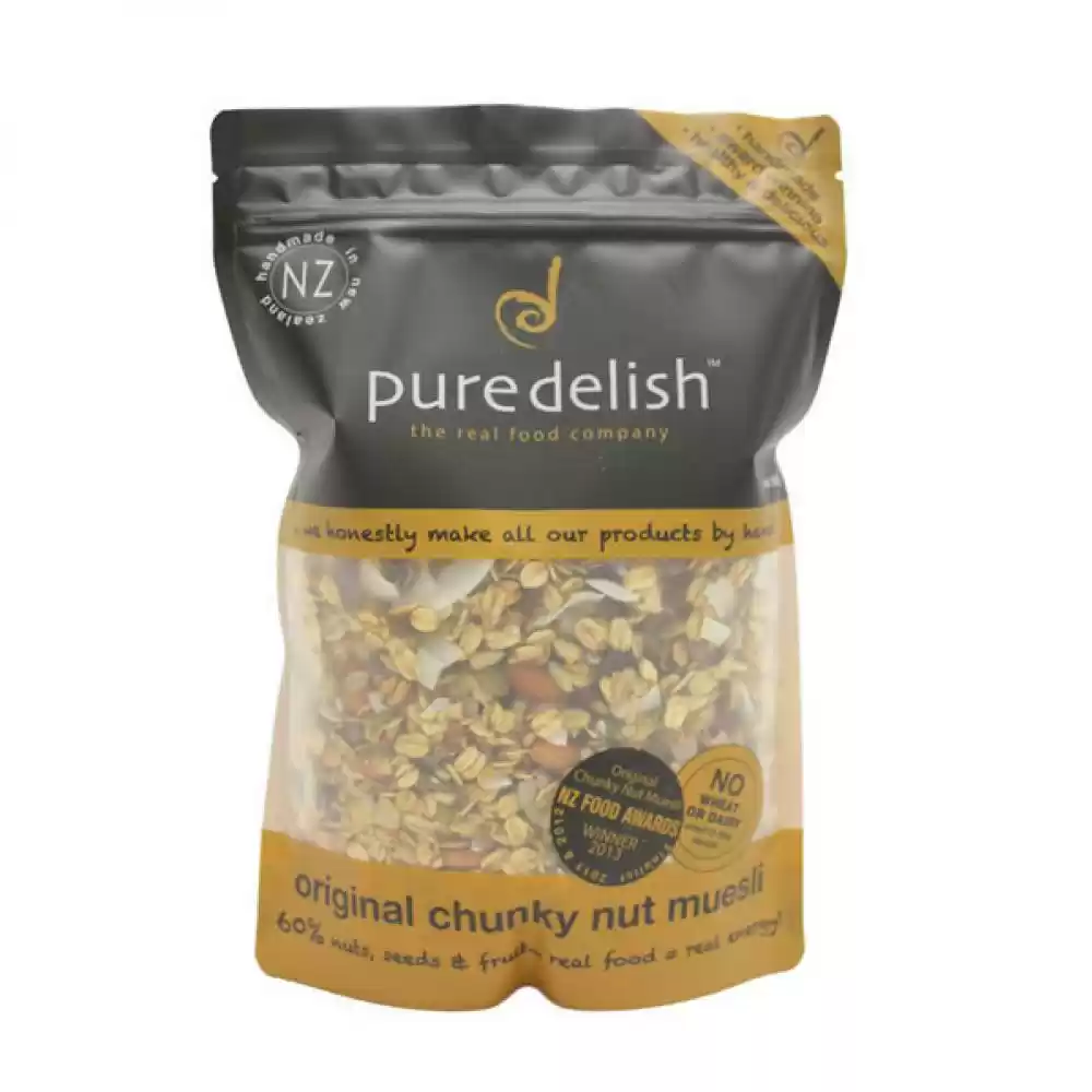 Pure Delish 手工营养麦片 原味香脆果仁 500g