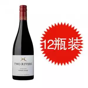 【国内现货】【限时优惠】TWO RIVERS TRIBUTARY 新西兰原产 黑皮诺干红葡萄酒*6 瓶套装