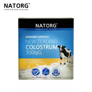 【3.8女神节特惠】 NATORG 新西兰300IgG高含量牛初乳粉 1.53g *90包